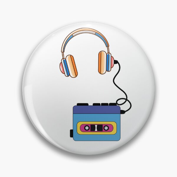 Item preview, Retro 80's Walkman - oldschool music, walkman and headphones designed and sold by abeautifulife.
