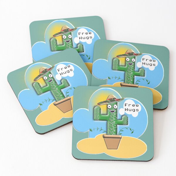 Item preview, CACTUS WITH LOVE,Free hugs! designed and sold by PaintDesigns.