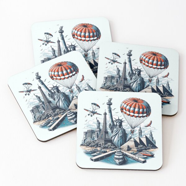 Item preview, Global Landmarks Parasailing designed and sold by finwiz.