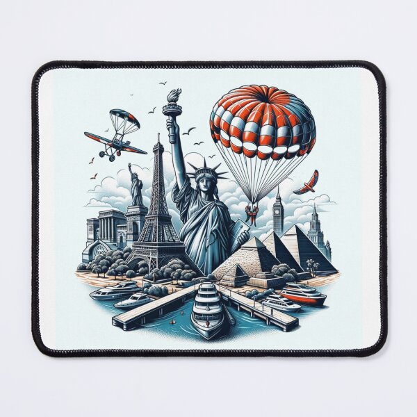 Item preview, Global Landmarks Parasailing designed and sold by finwiz.