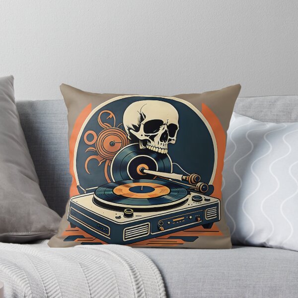 Item preview, Skull Records designed and sold by BoohouseBooks.
