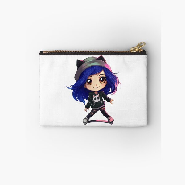 Item preview, Emo Chibi Skater Girl with Cat Ears designed and sold by TyGuySupply.