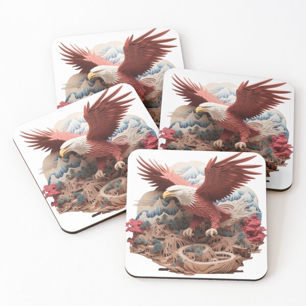 Item preview, Majestic Eagle In Landscape Art designed and sold by NDMDesignStudio.