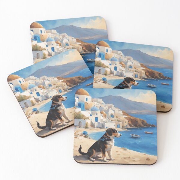 Item preview, Santorini designed and sold by PawPrintTees.