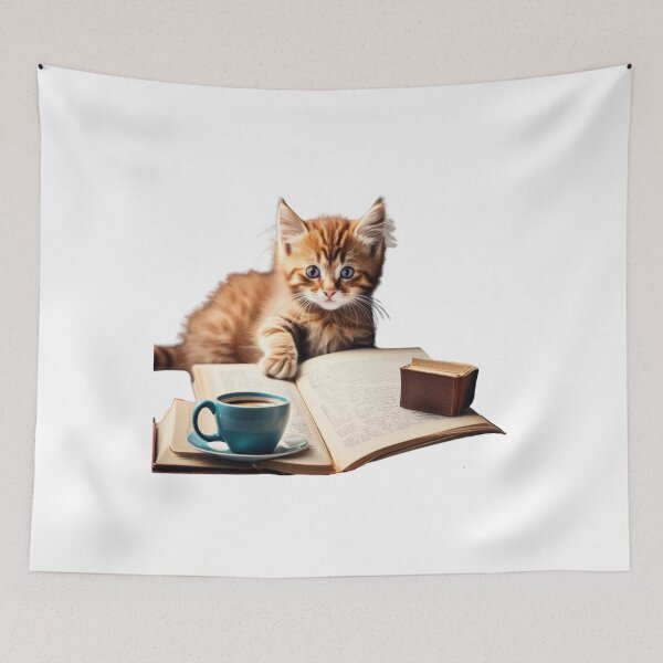 Item preview, Cat Drink Coffee Funny designed and sold by MatthewViews.