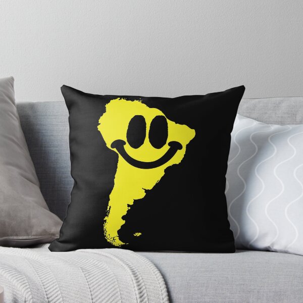 Item preview, Grin and Map It: South America Edition! Unleash the Continent's Cheer with this Smiley-Faced Design! designed and sold by pelagio.