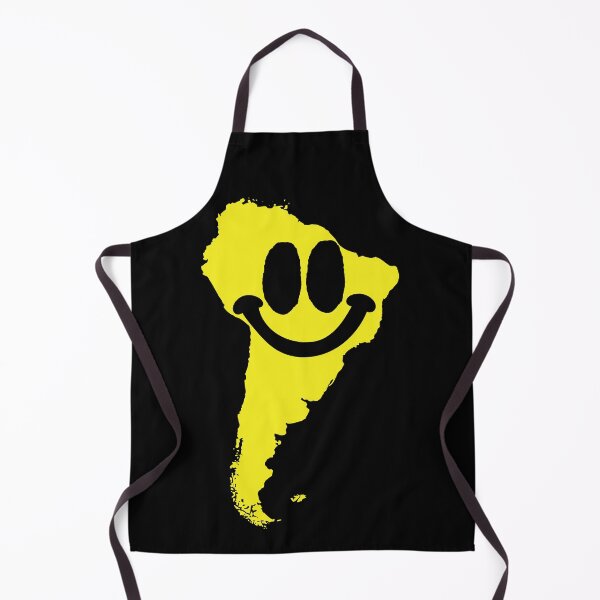 Item preview, Grin and Map It: South America Edition! Unleash the Continent's Cheer with this Smiley-Faced Design! designed and sold by pelagio.