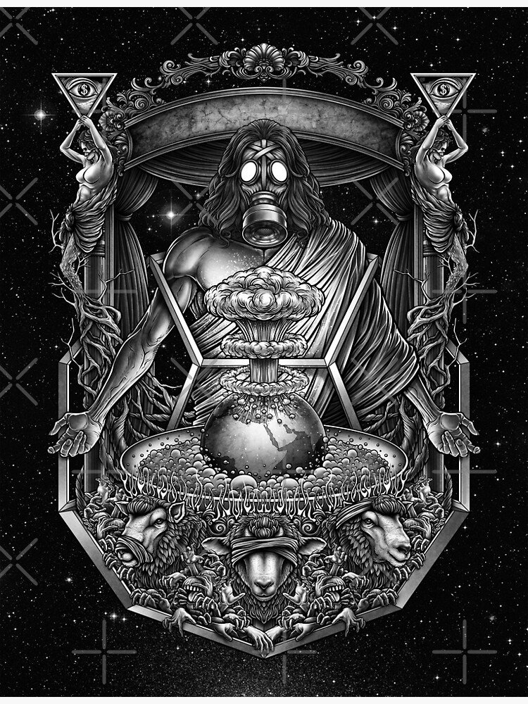 Thumbnail 3 of 3, Canvas Print, Population control designed and sold by Winya.