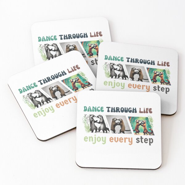 Item preview, Coaties couples dancing through life designed and sold by photoartdesin.