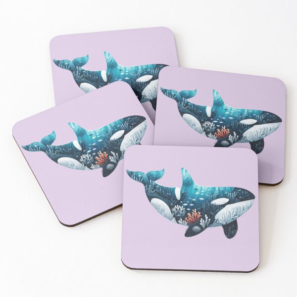 Item preview, Killer Whale - Orca Double Exposure Art designed and sold by HausKatz.