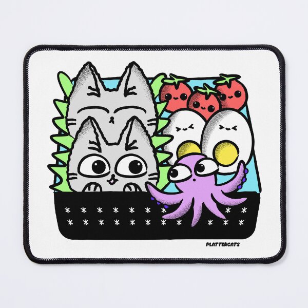 Item preview, Kawaii Bento Box Cats designed and sold by plattercat.