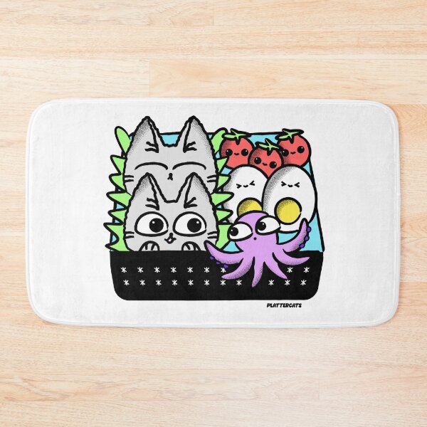 Item preview, Kawaii Bento Box Cats designed and sold by plattercat.