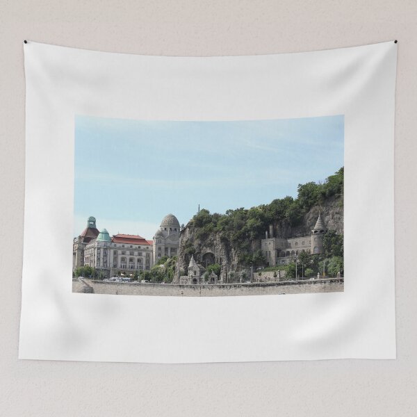 Item preview, Gellert hill Budapest cityscape Hungary designed and sold by goceris.