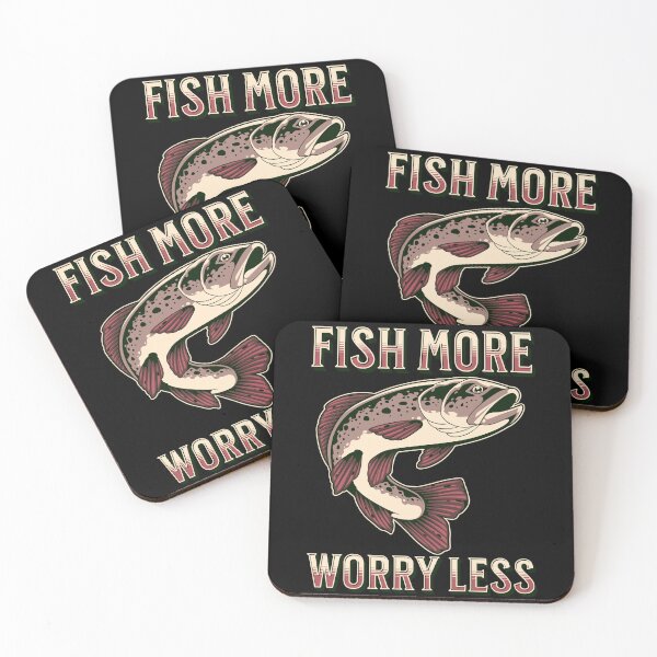 Item preview, Fish More Worry Less designed and sold by Alpha555.
