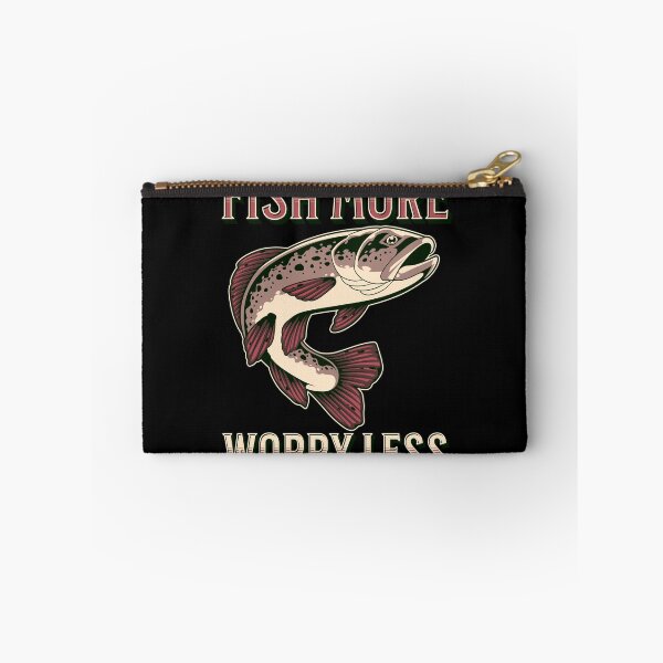 Item preview, Fish More Worry Less designed and sold by Alpha555.