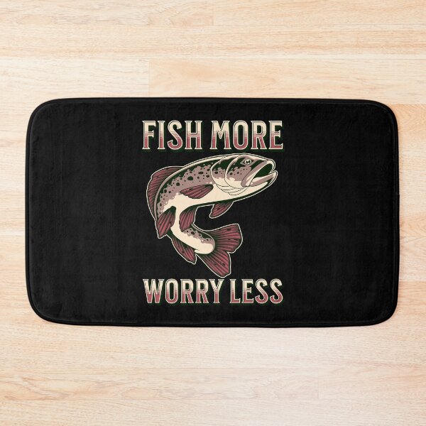 Item preview, Fish More Worry Less designed and sold by Alpha555.
