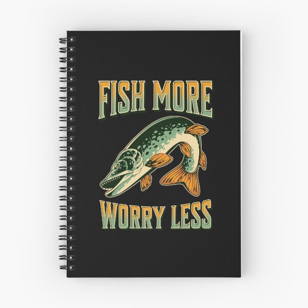 Item preview, Fish More Worry Less designed and sold by Alpha555.
