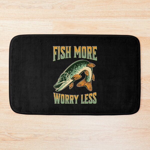Item preview, Fish More Worry Less designed and sold by Alpha555.