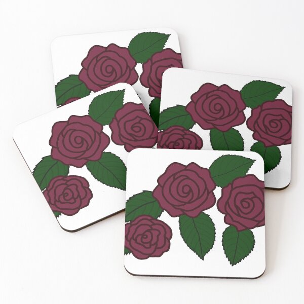 Item preview, Three Roses with Leaves designed and sold by TheBlueChicken.
