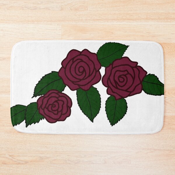 Item preview, Three Roses with Leaves designed and sold by TheBlueChicken.