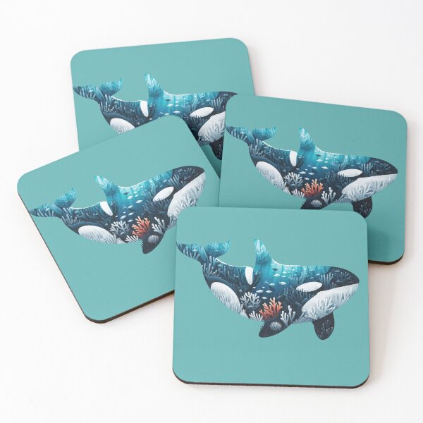 Item preview, Killer Whale - Orca Double Exposure Art designed and sold by HausKatz.