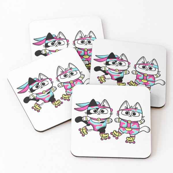 Item preview, Rollerblading Cats designed and sold by plattercat.