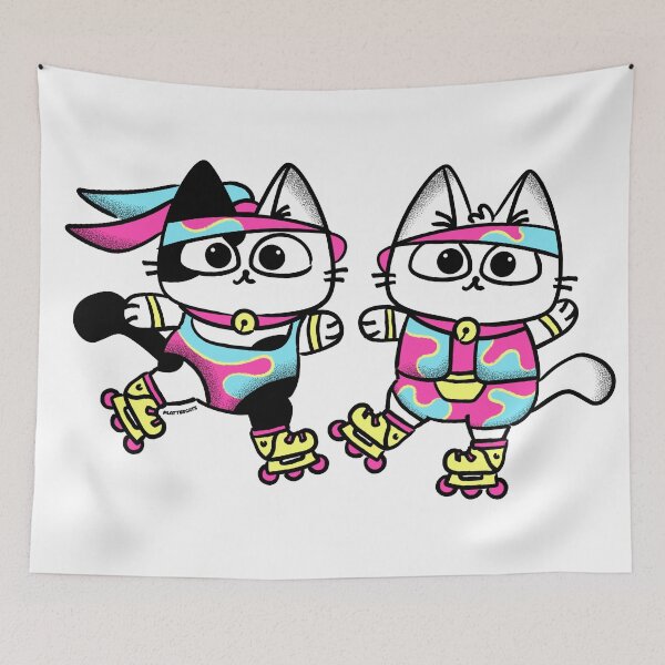 Item preview, Rollerblading Cats designed and sold by plattercat.