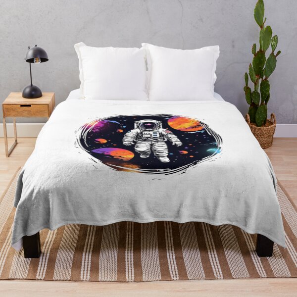 Item preview, Astronaut Floating in Space, Bright Planets designed and sold by TyGuySupply.