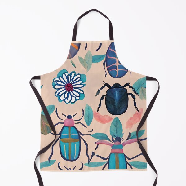 Item preview, Boho Abstract Imaginary Insects Bugs Floral Folk Art Pattern gift for nature lover designed and sold by CORINNE W.