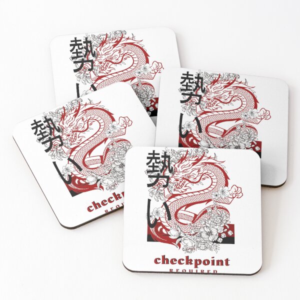 Item preview, red dragon checkpoint designed and sold by checkpoint7.