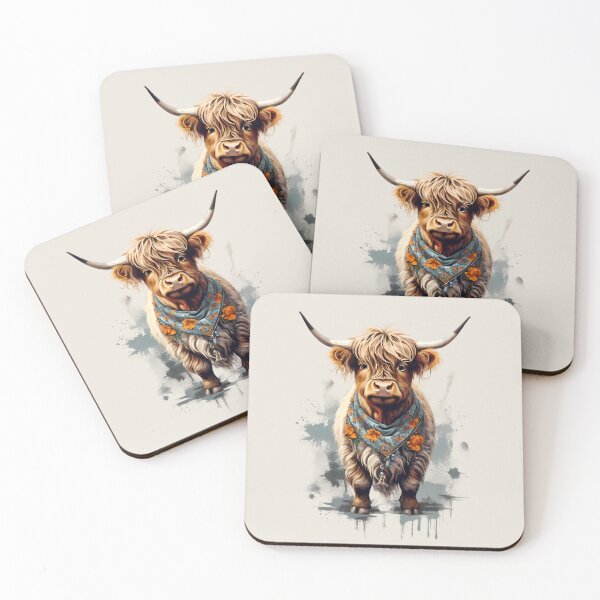 Item preview, Cute Highland Cow, Full Body designed and sold by BajanTees.