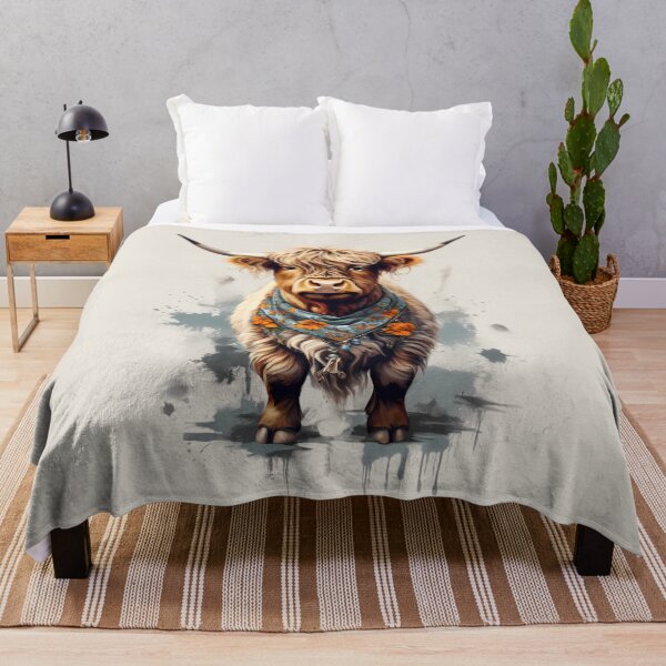 Item preview, Cute Highland Cow, Full Body designed and sold by BajanTees.