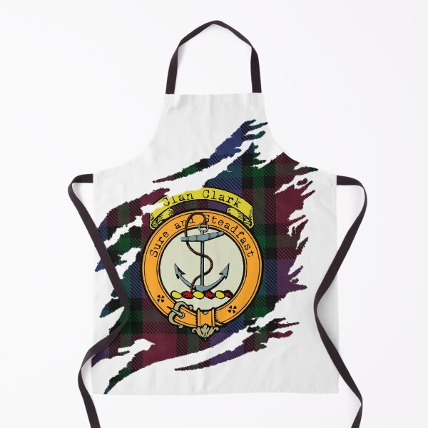 Item preview, Clark Clan Crest Scottish Surname Tartan designed and sold by BagTown Clans.