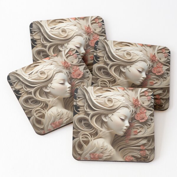 Item preview, Beautiful Asian Siren Art designed and sold by NDMDesignStudio.