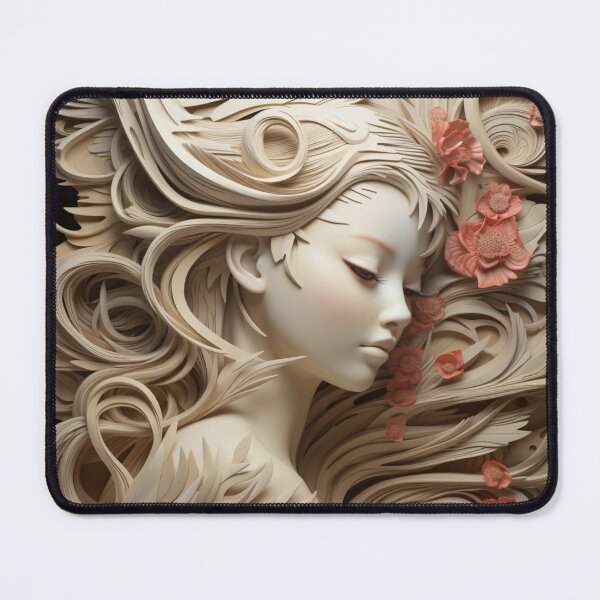Item preview, Beautiful Asian Siren Art designed and sold by NDMDesignStudio.