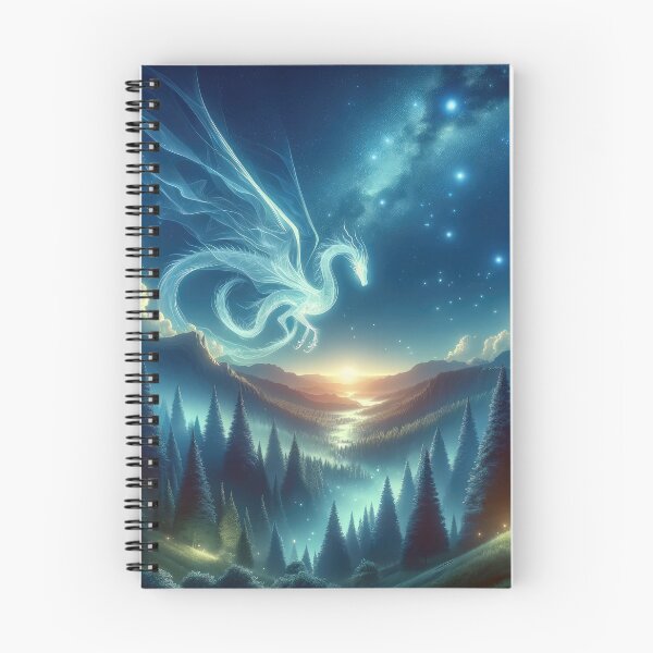 Item preview, Ethereal Dragon in Starlit Forest designed and sold by SunkenCost.