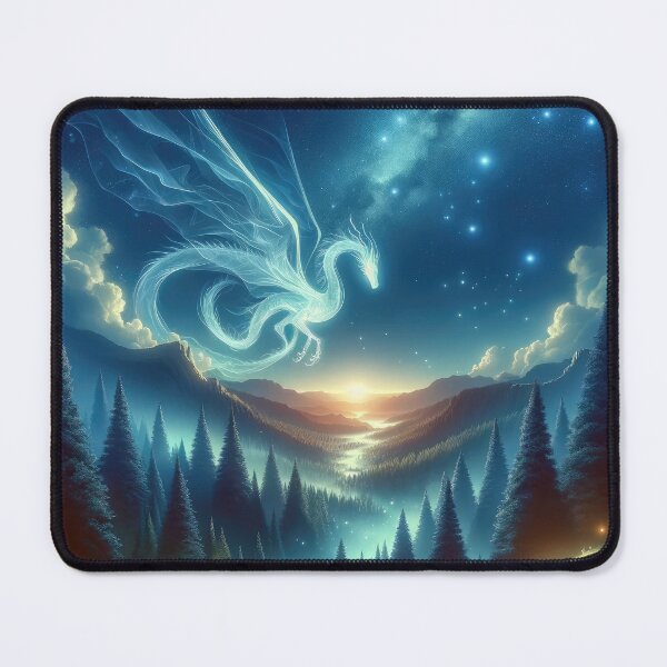 Item preview, Ethereal Dragon in Starlit Forest designed and sold by SunkenCost.