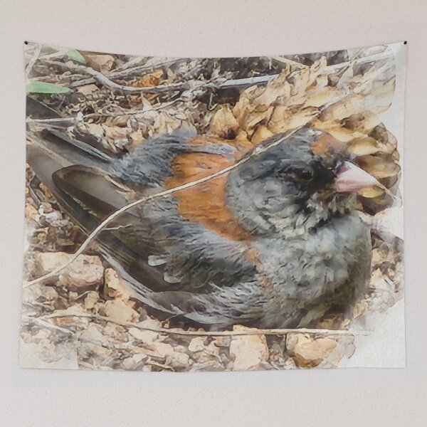 Item preview, Colorado Mountain Brush Bird designed and sold by Kingdom-Gardens.