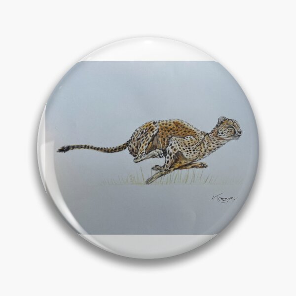 Item preview, cheetah running full tilt designed and sold by TeReSe-.
