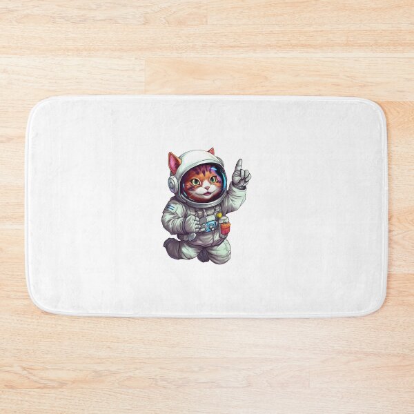Item preview, Astronaut Kitty in a Spacesuit, Orange Cat Astronaut designed and sold by TyGuySupply.