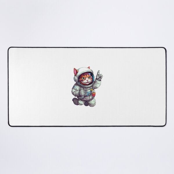 Item preview, Astronaut Kitty in a Spacesuit, Orange Cat Astronaut designed and sold by TyGuySupply.