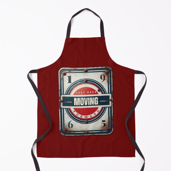Item preview, old metal sign look, just keep moving forward designed and sold by Wallisart.
