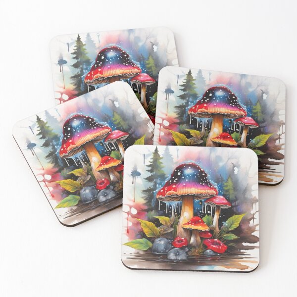 Item preview, fly agaric mushrooms designed and sold by bonjourmadame4.