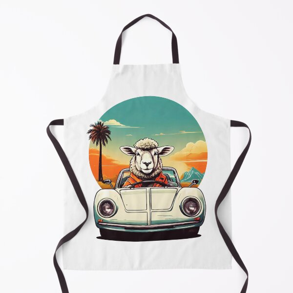 Item preview, Sheep Riding a Super Car designed and sold by WIKWOK.