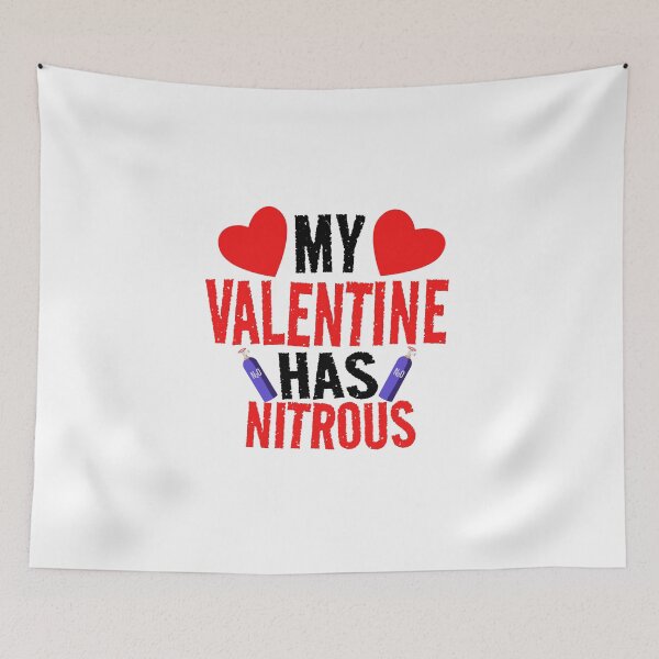 Item preview, My Valentine Has Nitrous Heart Love Valentines Day Racer Motorsports Nitrous Oxide Purge Nitro N2O designed and sold by CarantinedChaos.