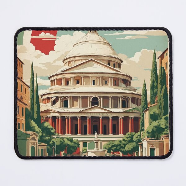 Item preview, Pantheon Italy Vintage Poster Tourism designed and sold by TravelersGems.