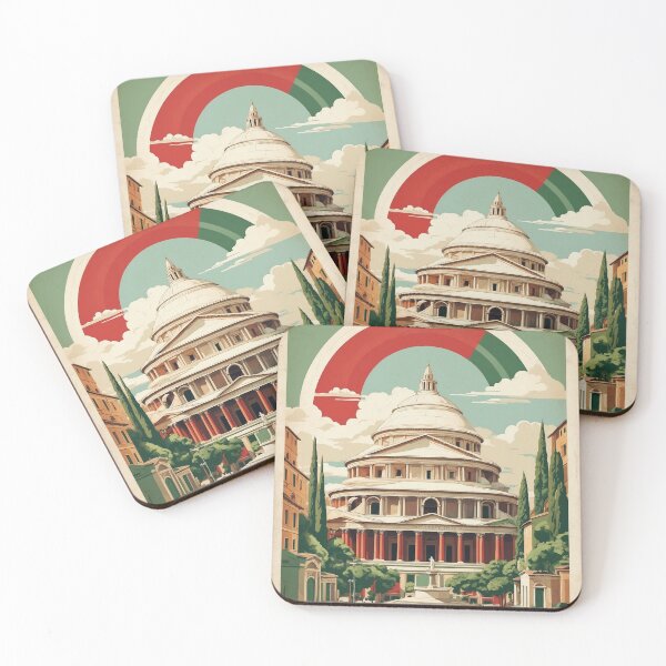 Item preview, Pantheon Italy Vintage Poster Tourism  designed and sold by TravelersGems.