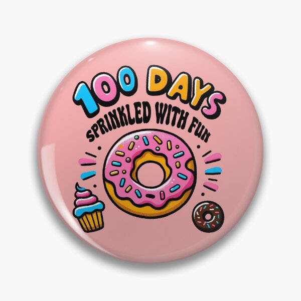 Item preview, 100 Days Sprinkled With Fun Teacher Donuts Cupcakes designed and sold by ArtMeetsPizza.