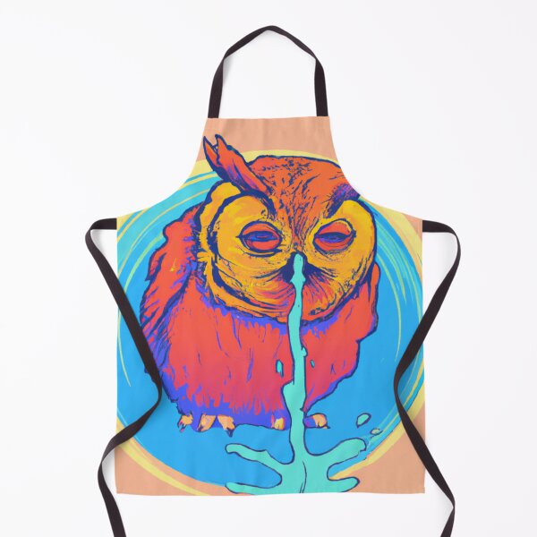 Item preview, Water fountain owl-Edited AI generated art designed and sold by Frostp.