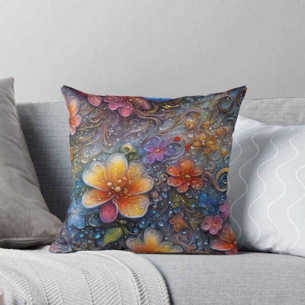 Aperçu de l'œuvre Colorful Flower Pattern créée et vendue par TheArtOfPat.
